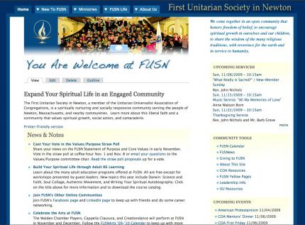 FUSN's new Web site launched in 2009. FUSN's new Web site launched in 2009.