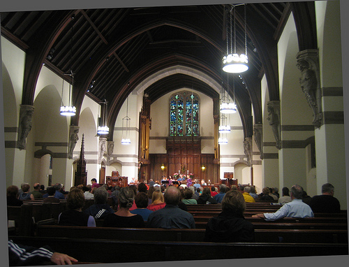 Sanctuary during a service Sanctuary during a service
